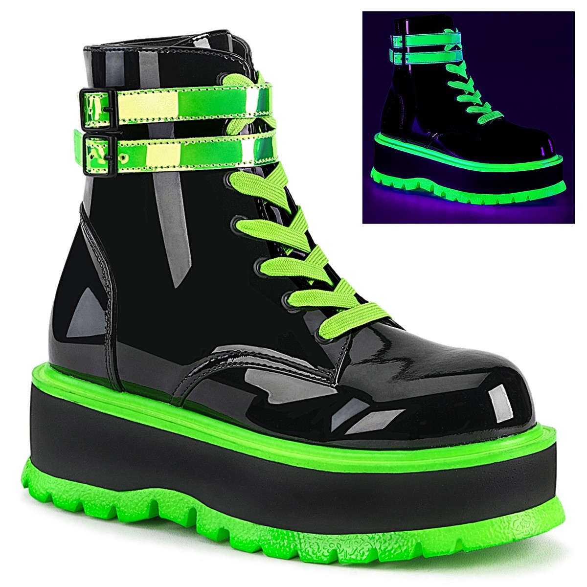 cyberpunk platform boots