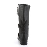 CARRIBEAN-299 black captain boots cosplay mens pirate boots musketeer