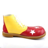 CLOWN-02 funtasma unisex clown and circus shoes yellow