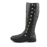 GOTHAM-109 black captain boots cosplay halloween mens boots