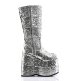 Glitter 18 cm mnd knstvler cyberpunk stvler ekstrem plateau