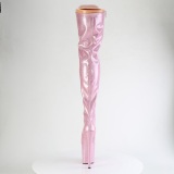 Glitter 20 cm FLAMINGO-3020GP Rosa lrlange stvler hje hle med snrebnd