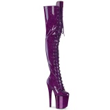 Glitter 20 cm FLAMINGO-3020GP Violet lrlange stvler hje hle med snrebnd