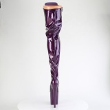 Glitter 20 cm FLAMINGO-3020GP Violet lrlange stvler hje hle med snrebnd