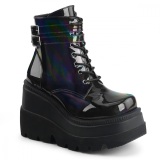 Hologram 11,5 cm SHAKER-52 demoniacult alternativ kilehl boots plateau sort