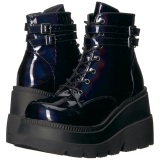 Hologram 11,5 cm SHAKER-52 demoniacult alternativ kilehl boots plateau sort