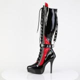 Lak 13,5 cm high heels pleaser stvler med plateau