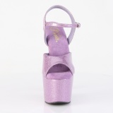 Lilla 18 cm ADORE-709GP glitter plateau sandaler sko