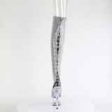 Strass ADORE 18 cm open toe lrlange stvler hje hle med snrebnd